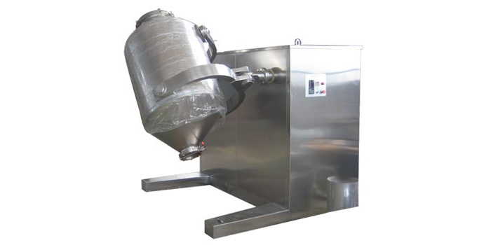 三維運(yùn)動混合機(jī)的運(yùn)用原理